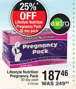 Lifestyle Nutrition Pregnancy Pack 30 Day Pack