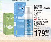 Kidsner Max The Earwax Cleaner 3 Years+ 10ml Or Coco The Cooling Foam 6 Months+ 100ml-Each