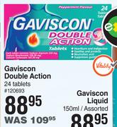 Gaviscon Double Action 24 Tablets