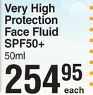 Cetaphil Very High Protection Face Fluid SPF50+-50ml Each
