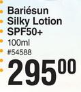 Uriage Eau Thermale Bariesun Silky Lotion SPF50+-100ml