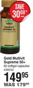 Dis-Chem Gold Multivit Supreme 50+ 60 Softgel Capsules
