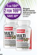 Biogen Multivitamin Advanced 50+ 30 Tablets-For 2