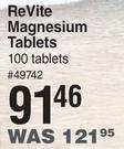 Re Vite Magnesium Tablets-100 Tablets