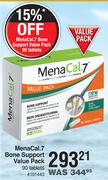 MenaCal.7 Bone Support Value Pack-90 Tablets