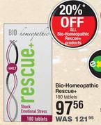 Bio-Homeopathic Rescue+ -180 Tablets