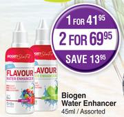 Biogen Water Enhancer Assorted-For 2 x 45ml
