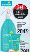 Everysun Invisi Spray Sunscreen SPF50-300ml Each