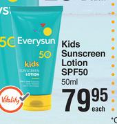 Everysun Kids Sunscreen Lotion SPF50-50ml Each