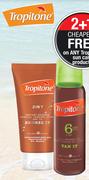 Tropitone Bronze It 3 In 1 Instant Bronzer Gradual Tanning Lotion SPF15-150ml Each