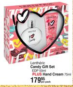 Lentheric I Love Candy Gift Set EDP 50ml Plus Hand Cream 75ml-Per Pack