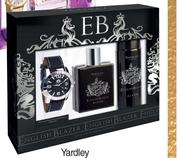 Yardley English Blazer Black Gift Set EDP 100ml Plus Deodorant Spray Plus Watch