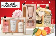 Nature Nourishment Cranberry Pampering Bath Set 2 Piece
