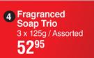 Nature's Edition Fragranced Soap Trio Assorted-3 x 125g