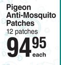 Pigeon Anti Mosquito Patches 12 Patches-Each