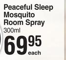 Peaceful Sleep Mosquito Room Spray-300ml Each
