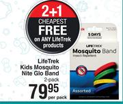Life Trek Kids Mosquito Nite Glo Band 2 Pack-Per Pack