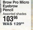 Rimmel Brow Pro Micro Eyebrow Pencil Assorted Shades