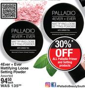 Palladio 4Ever + Ever Mattifying Loose Setting Powder Assorted-Each