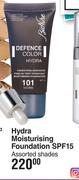 Bionike Defence Color Hydra Moisturising Foundation SPF15 Assorted Shades