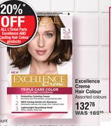 L'Oreal Excellence Creme Hair Colour Assorted Colours