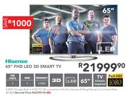 Hisense 65" FHD 3D LED Smart TV 