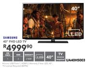 Samsung 40" FHD LED TV UA40H5003