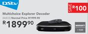 Dstv Multichoice Explorer Decoder