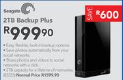 Seagate 2TB Backup Plus