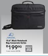 Kingsons 15.6" Black Notebook Bag Corporate Series