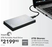 Seagate 2TB Portable Hard Drive