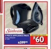 Sunbeam 3-Piece Appliance Pack