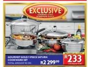 Gourmet Gold 7 Piece Saturn Cookware Set