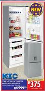 KIC 276ltr Metallic Water Dispenser Fridge