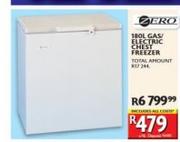 Zero 180ltr Gas/Electric Chest Freezer
