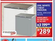 Fridge 210L White Chest Freezer