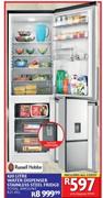 Russell Hobbs 420ltr Water Dispenser Stainless Steel Fridge