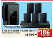 Panasonic 5.1 SC-X105 Home Theatre System