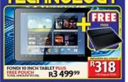 Fondi 10" Tablet+ Free Pouch