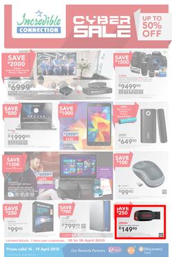 Incredible Connection : Cyber Sale (16 Apr - 19 Apr 2015), page 1