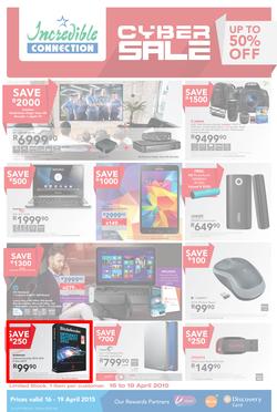 Incredible Connection : Cyber Sale (16 Apr - 19 Apr 2015), page 1