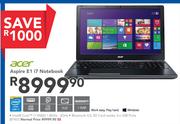 Acer Aspire E1 i7 Notebook
