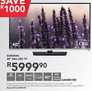 Samsung 40" Slim LED TV UA405100