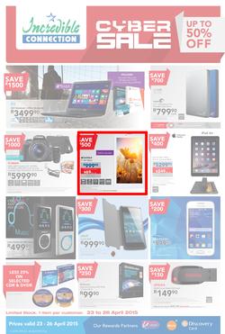 Incredible Connection : Cyber Sale (23 Apr - 26 Apr 2015), page 1