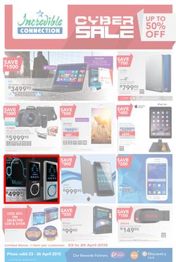 Incredible Connection : Cyber Sale (23 Apr - 26 Apr 2015), page 1