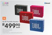 JBL Go BT Portable Speaker-Each