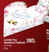 Magnat Lovely You Hazelnut Pralines-81g Each