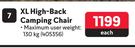 Campmaster XL High Back Camping Chair-Each