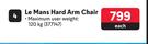 Campmaster Le Mans Hard Arm Chair-Each