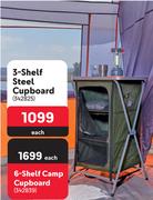 Campmaster 6 Shelf Camp Cupboard-Each
